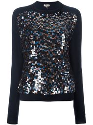 свитер с пайетками Emilio Pucci