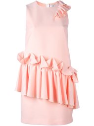 платье с оборками  MSGM