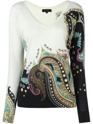 джемпер с узором Etro