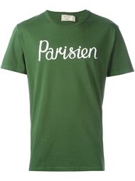 футболка с принтом Parisien Maison Kitsuné