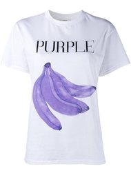 футболка с принтом бананов  Ganni