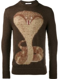 свитер с принтом кобры Givenchy