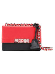 сумка на плечо с логотипом  Moschino