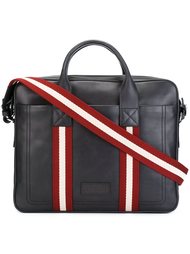 stripe detail briefcase Bally