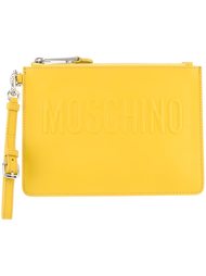 клатч с логотипом Moschino