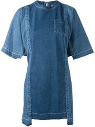 свободное джинсовое платье  Sacai
