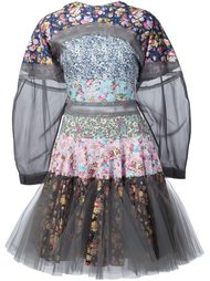 patchwork flared dress  Natasha Zinko