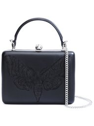 'Case' embroidered moth clutch Alexander McQueen