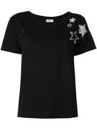 декорированная  футболка  Saint Laurent