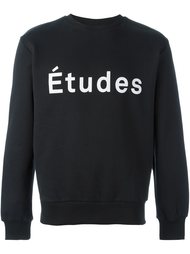 толстовка с принтом логотипа Études Studio