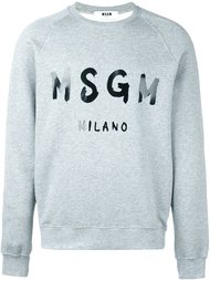 толстовка с логотипом MSGM