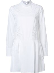 broderie anglaise flared dress  Suno
