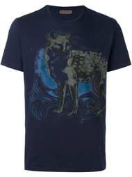 футболка с принтом живтоных  Etro