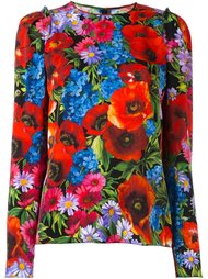 блузка с цветочным принтом Dolce &amp; Gabbana