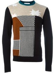 свитер с панельным дизайном  Salvatore Ferragamo