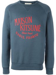 толстовка с принтом логотипа Maison Kitsuné