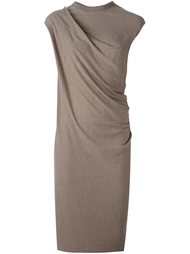 трикотажное платье с драпировкой Rick Owens Lilies