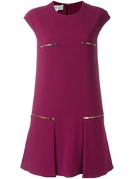 креповое платье с молниями Stella McCartney
