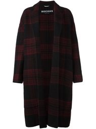 plaid single breasted coat Rochas
