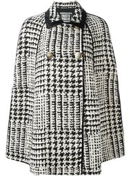 houndstooth double breasted coat Fausto Puglisi