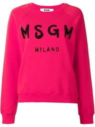 толстовка с логотипом MSGM
