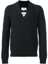 свитер c V-образным вырезом   Maison Margiela