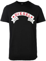 футболка с аппликацией логотипа Diesel