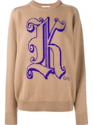 свитер с логотипом  Christopher Kane