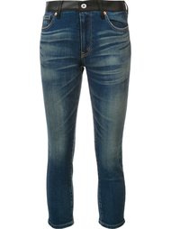 узкие джинсы с карманом в клетку Junya Watanabe Comme Des Garçons