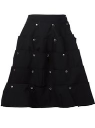 многоярусная юбка с заклепками Comme Des Garçons
