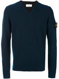 джемпер с V-образным вырезом Stone Island
