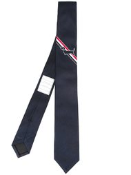 галстук в диагональную полоску Thom Browne