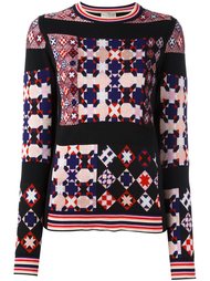 джемпер с мозаичным узором Emilio Pucci