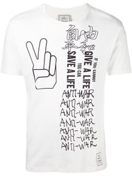 футболка с принтом 'Anti-War' Mihara Yasuhiro