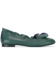 ruffled edge ballerinas Fendi