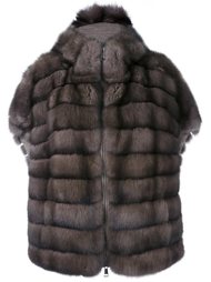 short sleeve fur coat Manzoni 24