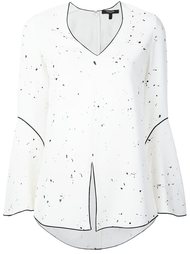 contrast trim blouse  Derek Lam