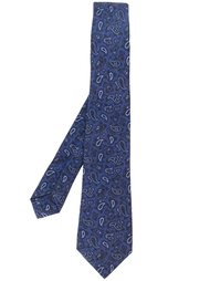 галстук с узором пейсли Kiton
