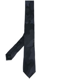 галстук с камуфляжным принтом  Valentino