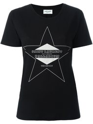 футболка с логотипом Saint Laurent