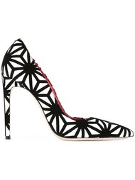 туфли с цветочным узором   Dsquared2