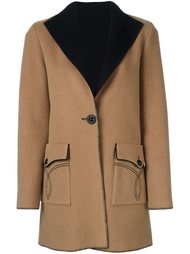однобортное пальто Fausto Puglisi