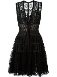 расклешенное платье с вышивкой Elie Saab