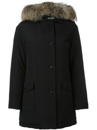 пальто с меховой отделкой  Woolrich