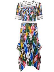 платье с абстрактным принтом   Peter Pilotto