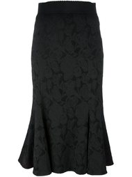 юбка с цветочной вышивкой Dolce &amp; Gabbana