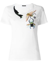 embroidered T-shirt Alexander McQueen