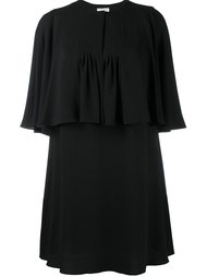 многослойное платье с рюшами Lanvin