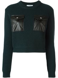 свитер с карманами  Carven
