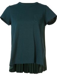 plissé pleated T-shirt Sacai